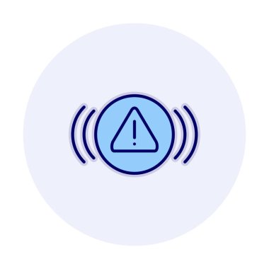 uyarı işareti simgesi, vektör illüstrasyonu  