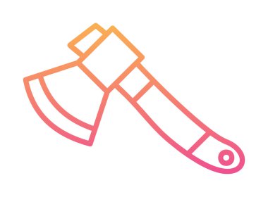 Balta. Web simgesi basit illüstrasyon