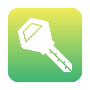 Araba anahtarı simgesi. düz dizayn. vektör illüstrasyonu 