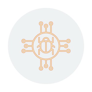 Casus yazılım simgesi. Basit illüstrasyon vektörü