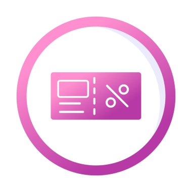 Faturacı Kara Cuma ikon vektör illüstrasyonu  