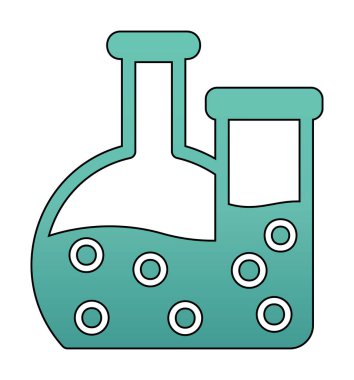 Şişesi web simgesi, vektör çizim  