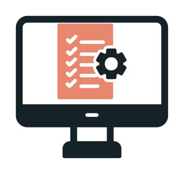 Proje Yönetimi simge vektör çizim