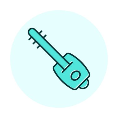 Shamisen vektör simgesi tasarımı