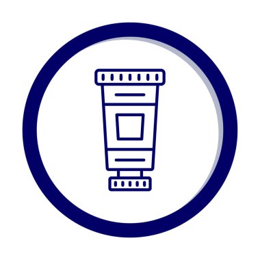 Modern Yağlı Boya simgesinin vektör çizimi                      