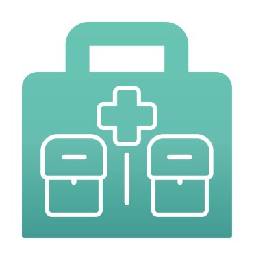 İlk yardım kiti vektör illüstrasyonu