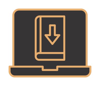 Kitap simgesi, vektör illüstrasyon tasarımı indir 