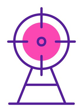 hedef simge, vektör illüstrasyonu basit tasarım