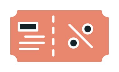 Hediye çeki web simgesi, vektör illüstrasyonu 