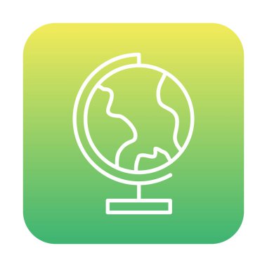 dünya ikonu vektör illüstrasyon tasarımı