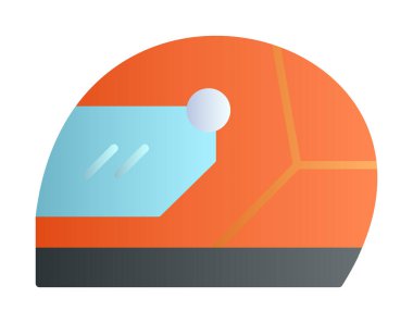 Kask simge vektör çizim yarış                 