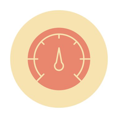 Hız göstergesi. Web simgesi basit tasarım 