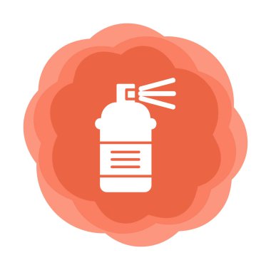 Boya spreyi simgesi, vektör illüstrasyonu 