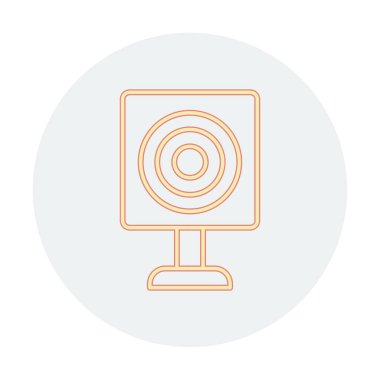 Askeri Hedef ikonu vektör çizimi