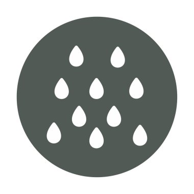 yağmur simgesi, vektör illüstrasyonu  