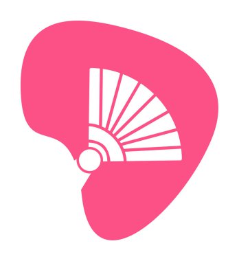 Çinli taraftar ince çizgi simgesini izole etti. 