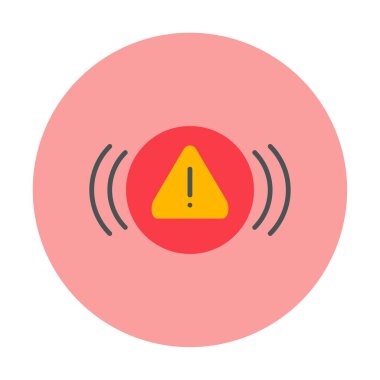 uyarı işareti simgesi, vektör illüstrasyonu  