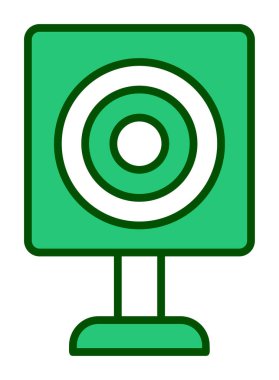 Askeri Hedef ikonu vektör çizimi