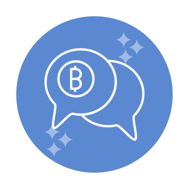 Dolar sembolü vektör çizimi tasarımı ile sohbet et 