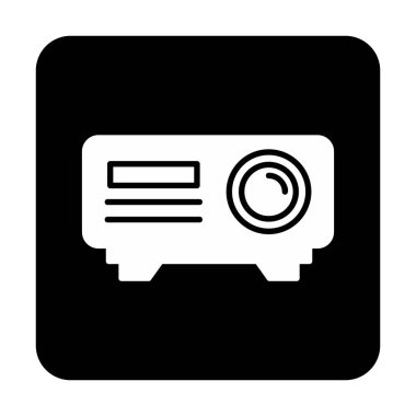 Projector web icon vector illustration