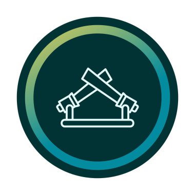 Spots Lights simge vektör illüstrasyonunu gösterir