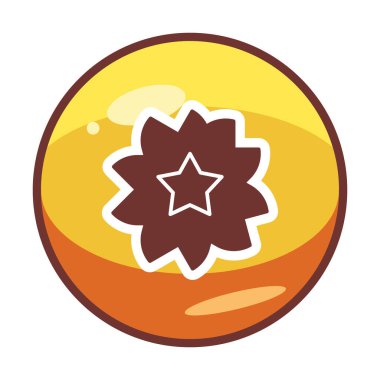 Sakura çiçek simgesi, vektör illüstrasyonu 