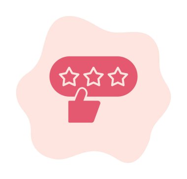 derecelendirme vektör simgesi, İyi İnceleme konsepti                         