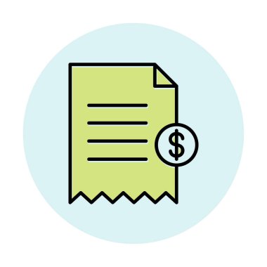 Alışveriş Alımı simgesi vektör illüstrasyonu