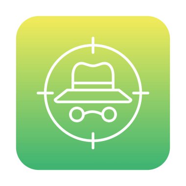 hedef simge, vektör illüstrasyonu basit tasarım