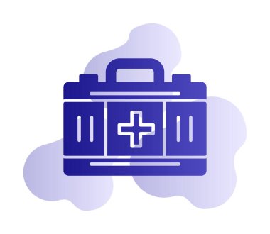 İlk yardım kiti vektör illüstrasyonu