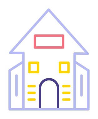 Üniversite oluşturma vektör simgesi