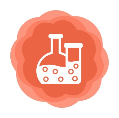 Şişesi web simgesi, vektör çizim  