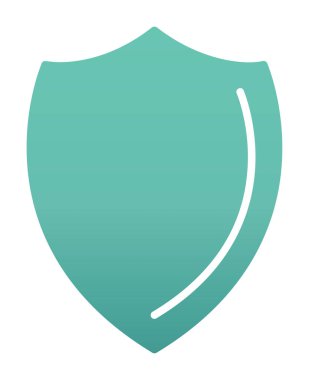 Kalkan düz kutsal kişilerin resmi. Vektör çizim