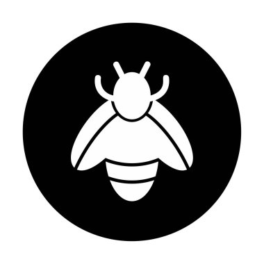 Vektör olarak arı simgesi. logotype 
