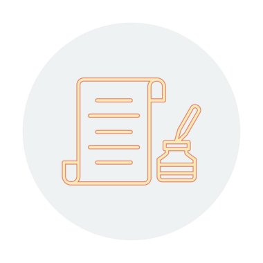 kalem, simge vektörü ile belge