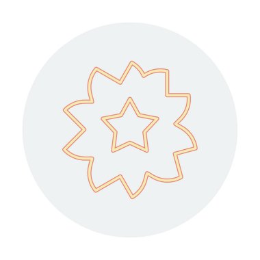 Sakura çiçek simgesi, vektör illüstrasyonu 