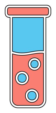 Test Tube modern icon vector illustration