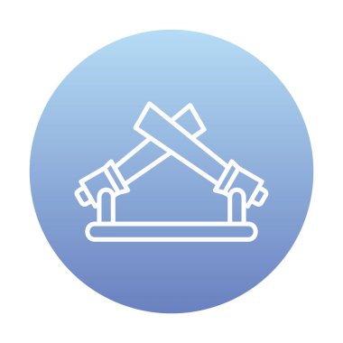 Spots Lights simge vektör illüstrasyonunu gösterir