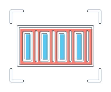 Barkod vektör çizgisi tasarımı