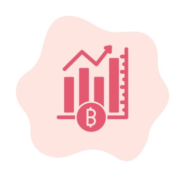 Basit Analitik simge, vektör illüstrasyonu