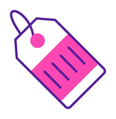 Basit Fiyat Etiketi vektör çizimi