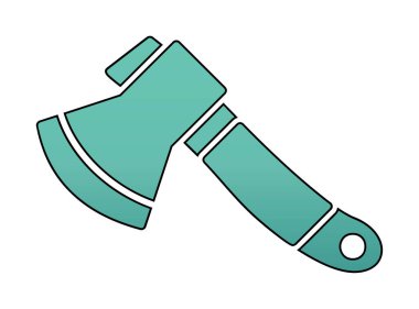 Balta. Web simgesi basit illüstrasyon