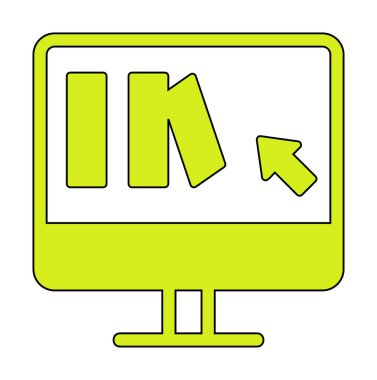 Basit Çevrimiçi Kitap satın alma simgesi, vektör illüstrasyonu