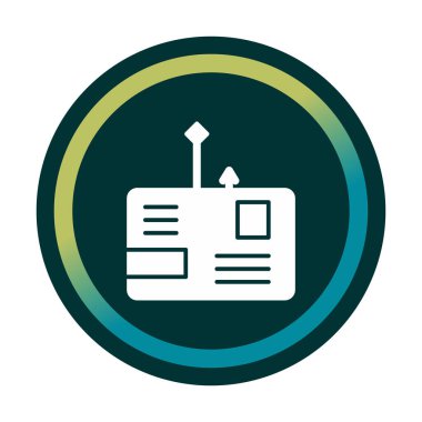 düz phishing çizgi vektör çizimi 