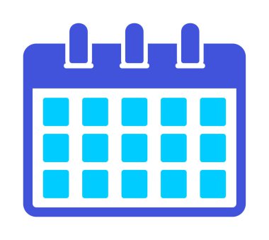 Takvim web simge vektör çizim