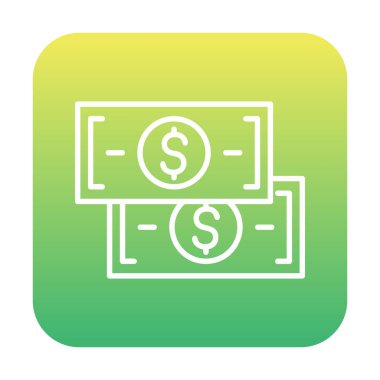 para düz simgesi, vektör illüstrasyonu