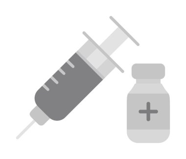 Basit insülin simgesi, vektör illüstrasyonu