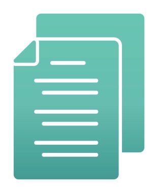 belgelerin vektör çizimi simgesi  