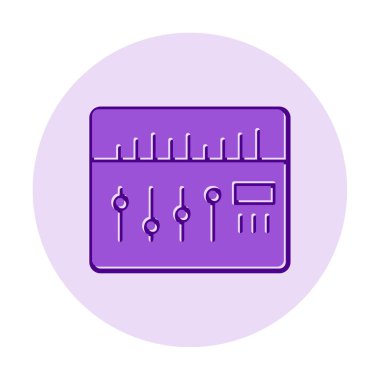 Modern Ses Karıştırıcı simgesinin vektör çizimi              