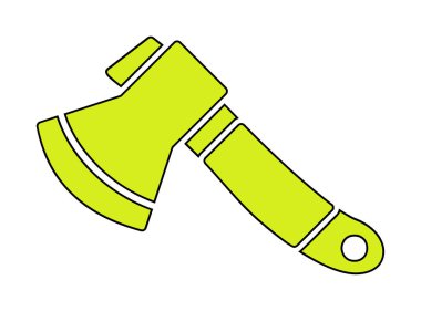 Balta. Web simgesi basit illüstrasyon